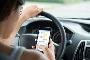 texting and driving, one of the top causes of car accidents in Tampa Florida